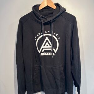 Black American eagle hoodie